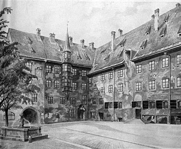 Рис 39 Внутренний двор старой мюнхенской резиденции The Courtyard of the - фото 39
