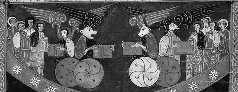 126 a b XV Апокалипсис с комментарием Беата из Лиебаны Кодекс Фернандо I и - фото 158
