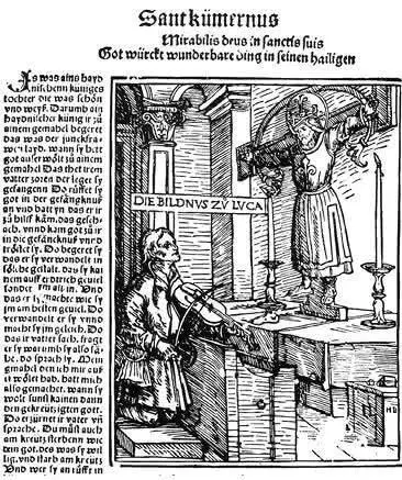 204 Ханс Бургкмайр Святая Кюммернис или Святой Лик Германия ок 1507 г - фото 251