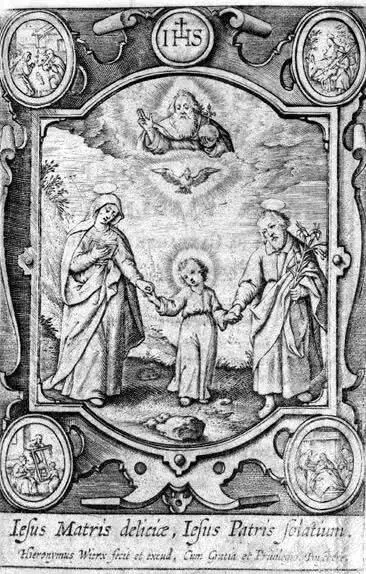 267 Иероним Вирикс Земная и небесная троица Антверпен Бельгия до 1619 г - фото 319