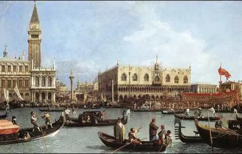 Каналетто Возвращение Бученторо Ок 1732 г Королевское собрание Виндзор - фото 173