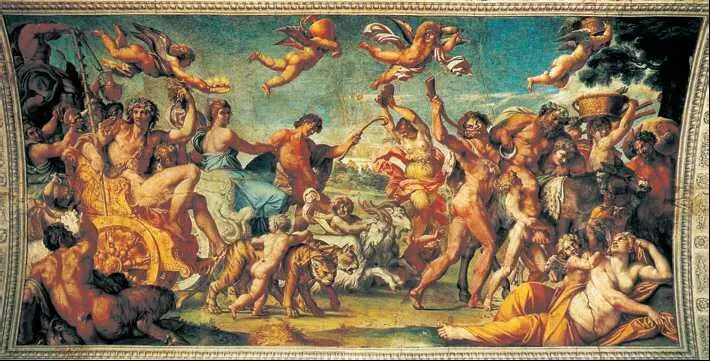 Ан и Аг Карраччи Триумф Вакха и Ариадны Фреска 15971604 гг Палаццо - фото 197
