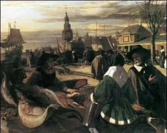 Э де Витте Рынок в порту Кон 1660х гг Государственный музей - фото 244