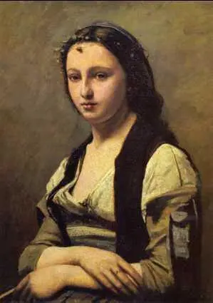 К Коро Женщина с жемчужиной 186870 гг Лувр Париж Коро Церковь в - фото 259