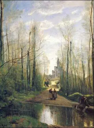 Коро Церковь в Марисселе 1866 г Лувр Париж Многие качества живописи Коро - фото 260