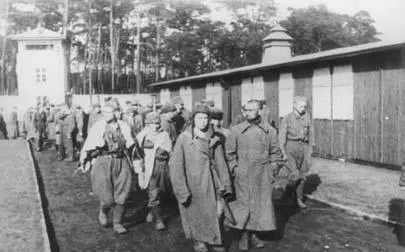 Советские военнопленные в Заксенхаузене 22 апреля 1945 передовые части Красной - фото 86