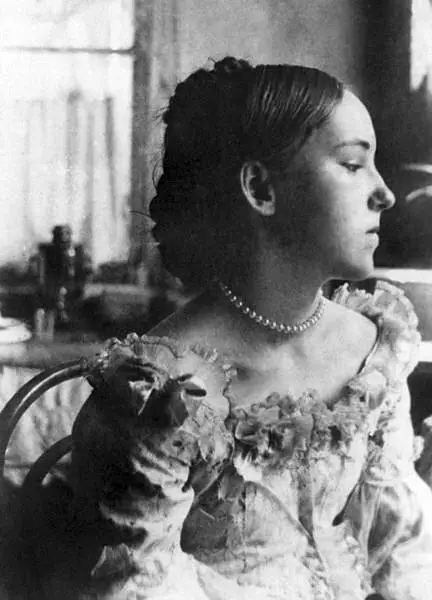 Елена Мусатова позирующая для Автопортрета с сестрой 1898 Фото - фото 73