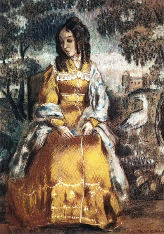 Дама у гобелена портрет Н Ю Станюкович 1903 Гобелен 1901 Весна - фото 87