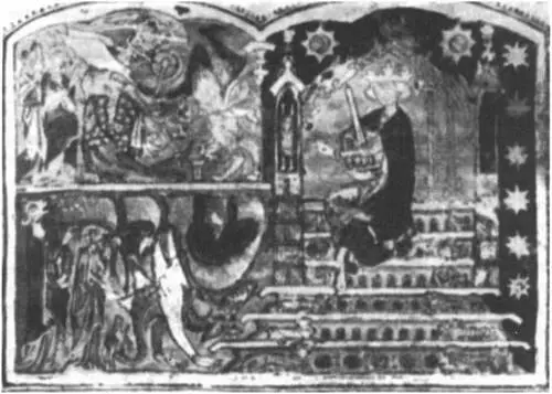 Рис 4 Суд Соломона Еврейский молитвенник Южная Германия около 1320 г - фото 3