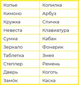 А теперь проверьте себя Проделывая упражнение с парами слов мы с вами не - фото 10