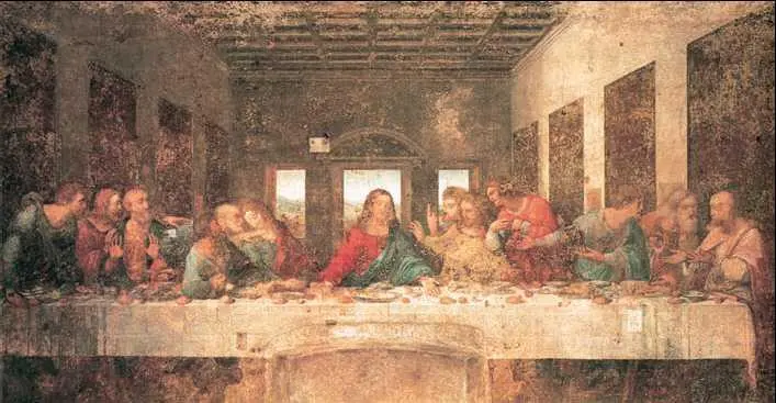 Леонардо да Винчи Тайная вечеря 1498 г Трапезная церкви СантаМария делле - фото 20