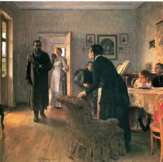 И Е Репин Не ждали 1884 г Государственная Третьяковская галерея Москва - фото 35