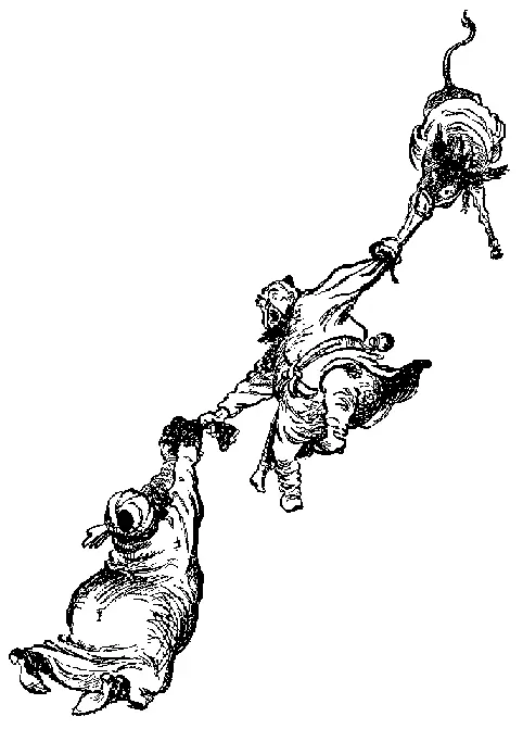 А со всех сторон гремя щитами звеня саблями секирами и копьями устрашающе - фото 100