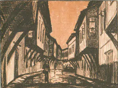Впереди возле одинокого фонаря возникла из дождя высокая стройная фигура в - фото 56