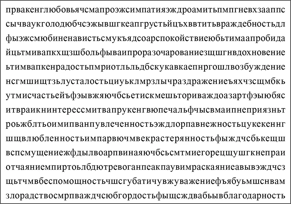 Рис 14 Лента букв Найди чувство для детей от 10 лет и старше После того - фото 17