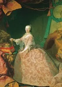 Императрица королева и эрцгерцогиня Мария Терезия Во время блестящей коронации - фото 62