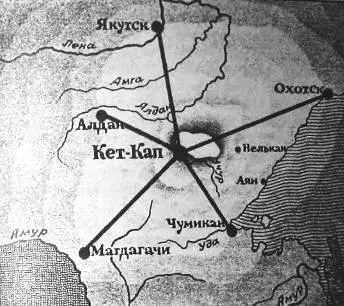 Рис 47 Схема расположения хребта КетКап К сожалению никто не стал искать - фото 49