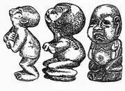 Рис XXI Ольмекские фигурки в характерной позе эмбриона по The Olmec - фото 92