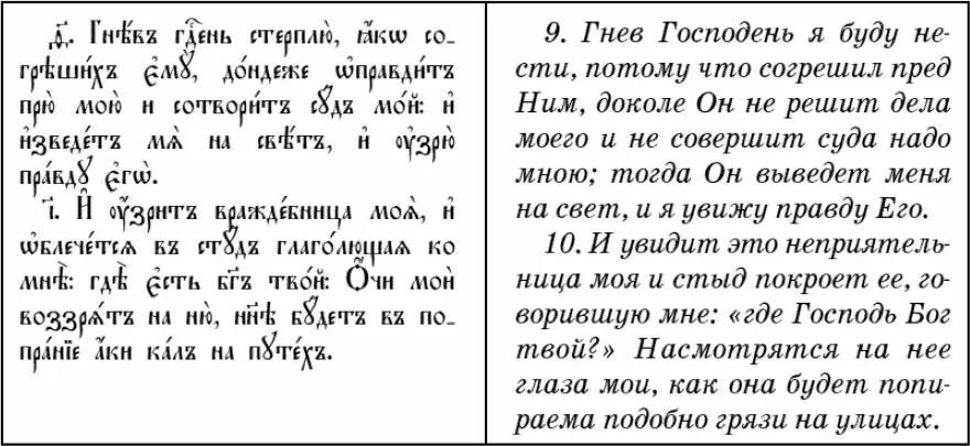 Стихи 9й 10 и Однако он готов терпеть и эту кару потому что он не может - фото 82