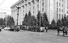 Боевики Правого сектора на улицах Харькова 230214 Антимайдан готовится - фото 34