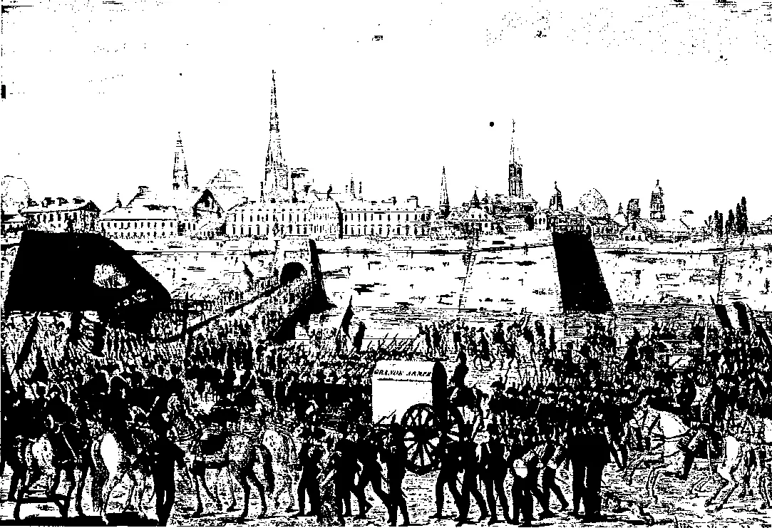 Вступление французов в Вену 13 ноября 1805 г Лубок вып в 18061807 гг Из - фото 54