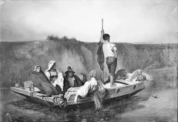 La Malaria эта суровая и мрачная картина 1850 года французского художника - фото 6