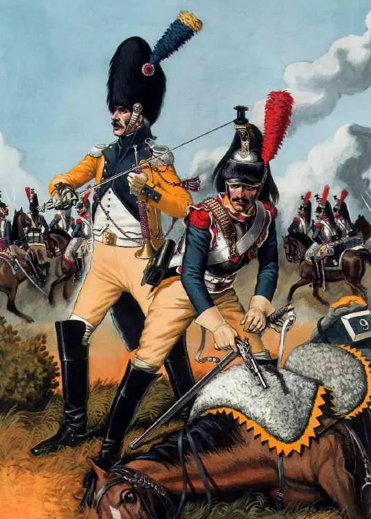 Планшет 13 Кирасир и трубач 9го полка 18061807 гг Пояснения см Приложение - фото 55
