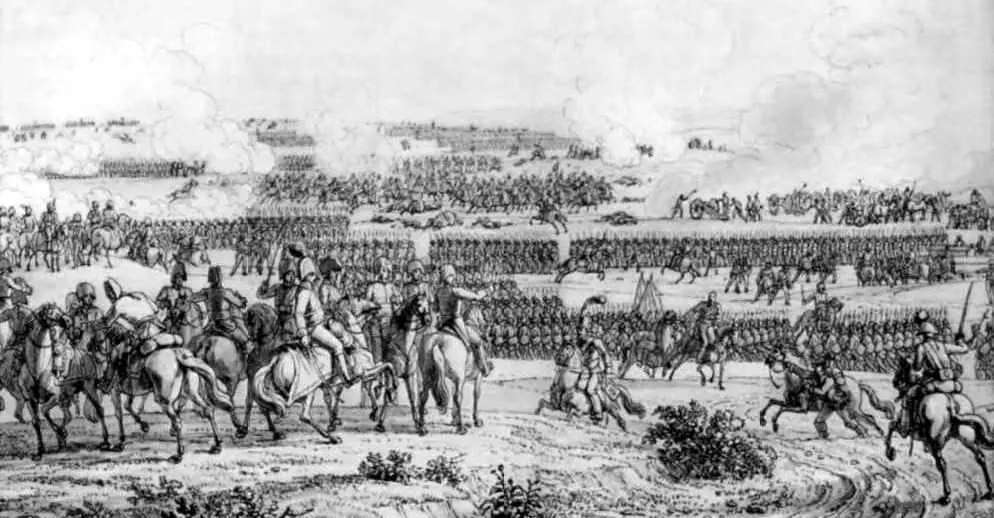 Б Зис Битва при Иене 14 октября 1806 г Тушь перо На переднем плане - фото 117