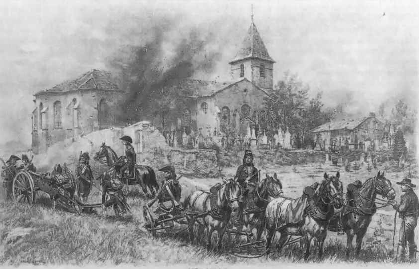 Э Детайль Артиллерия в бою 1796 г Битва при Кастильоне 5 августа 1796 - фото 122