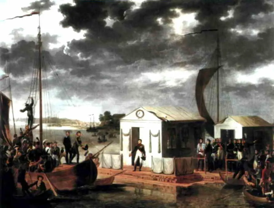 АЭГ Роэн Встреча Наполеона I и Александра I на Немане 25 июня 1807 г - фото 137