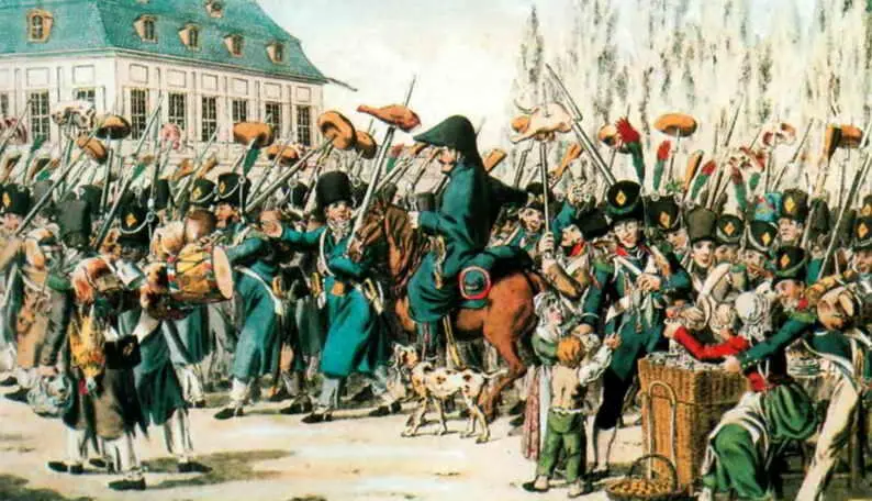 Французская легкая пехота на марше октябрь 1806 г Раскрашенная немецкая - фото 160