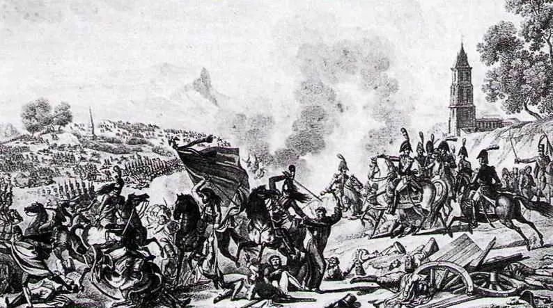 Победа под Оканьей 19 ноября 1809 г Гравюра В этом сражении французские - фото 174