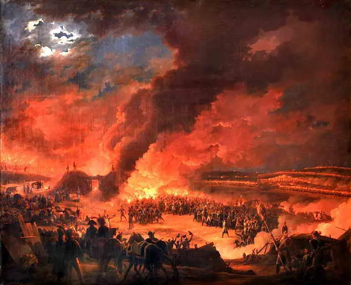 ЛАЖ Бакле дАльб Наполеон посещает близки армии в 10 часов вечера - фото 175