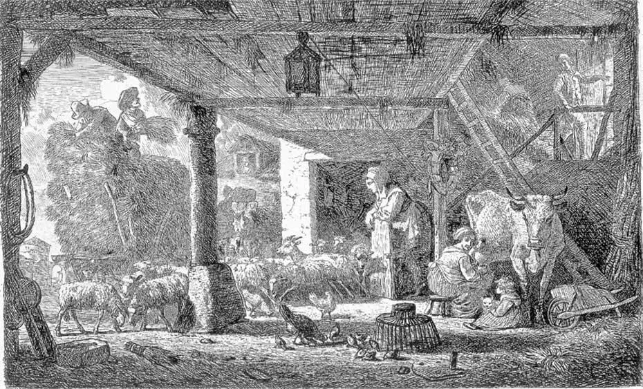 ЖанЛуи Демарн 17521829 Дойка коровы одно из обычных занятий на ферме - фото 11