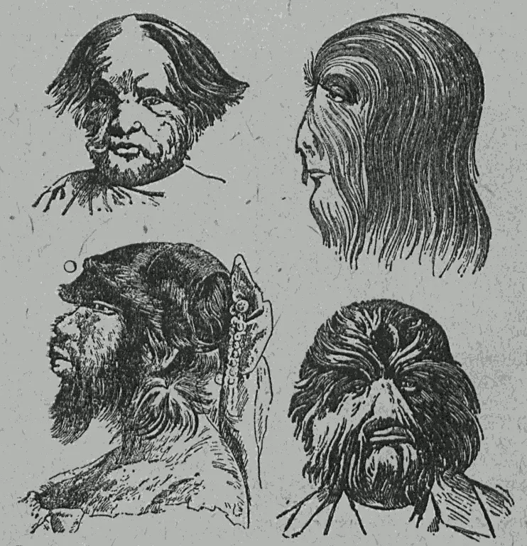 Рис 45 Уродство выражающееся в необычайной волосатости Верхняя справа и - фото 45