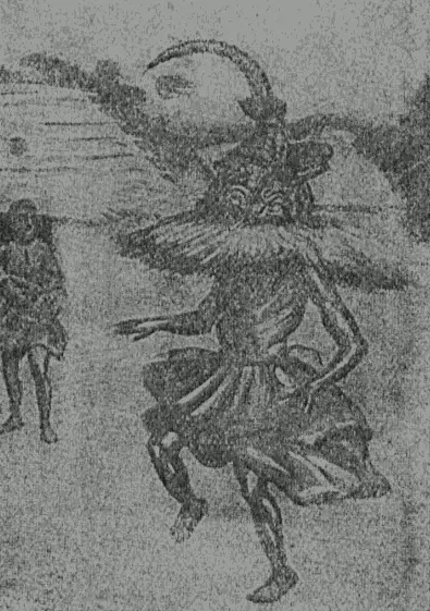 Рис 52 Танцующий африканский колдун Для большего украшения он одет в маску и - фото 52