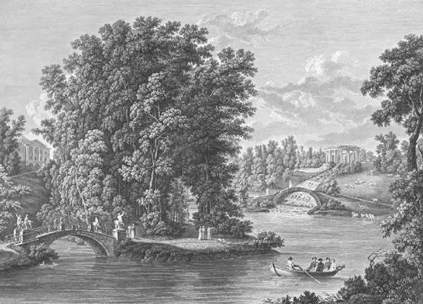 С Ф Галактионов Вид колоннады Аполлона с каскадом в Павловске 1813 г В - фото 19