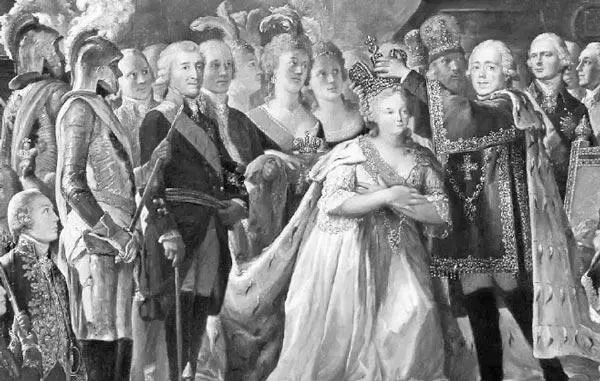 Мартин Фердинанд Квадаль Коронация Павла I и Марии Федоровны Фрагмент 1799 - фото 41