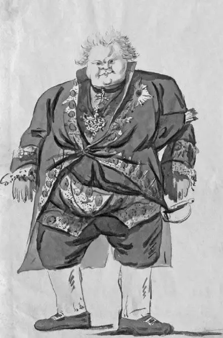 Карикатура на графа Людвига фон Кобенцля австрийского дипломата и - фото 94