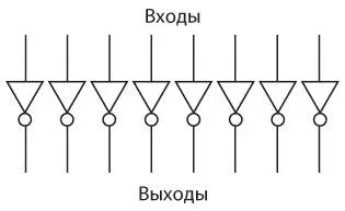 Проблема этой схемы заключается в том что она всегда инвертирует поступающие в - фото 243