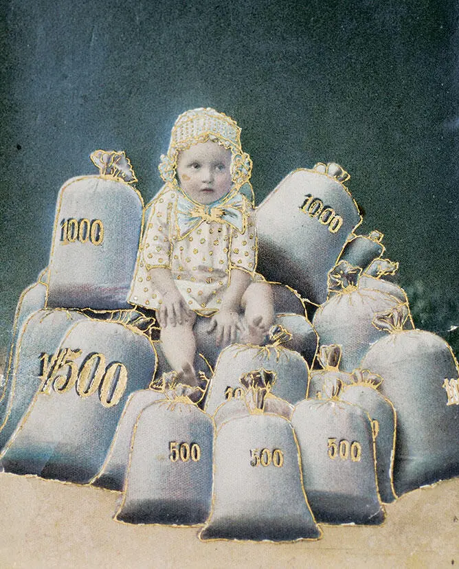 Новогодние открытки с пожеланием богатства пользовались успехом у купцов и - фото 50