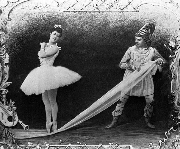 Артисты балета Императорского Мариинского театра в первой постановке балета - фото 117