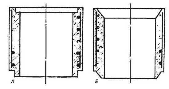Соединение бетонных колец в четверть Иногда кольца соединяют в четверть - фото 11