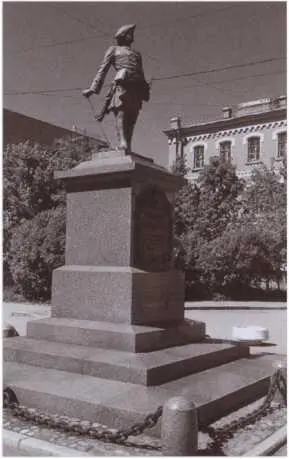 Памятник Петру I напротив Сампсониевского собора в СанктПетербурге - фото 54