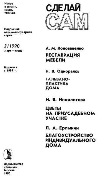 РЕСТАВРАЦИЯ МЕБЕЛИ Введение AM Коноваленко Как известно мебель - фото 1