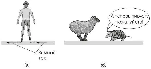 Рис 52 Задача 52а Земной ток может пройти через тело человека если он - фото 120