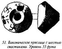 Рис 51 показывает четыре классических свастики и две размазанных или нечётко - фото 65
