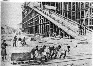 Строительство Исаакиевского собора Литография с рисунка ОР Монферрана - фото 58