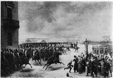 Восстание 14 декабря 1825 года Картина В Тимма 1853 г И впечатление Вельо - фото 60