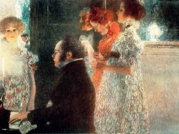 Густав Климт Шуберт за роялем II 1899 Густав Климт Маковое поле 1907 - фото 52